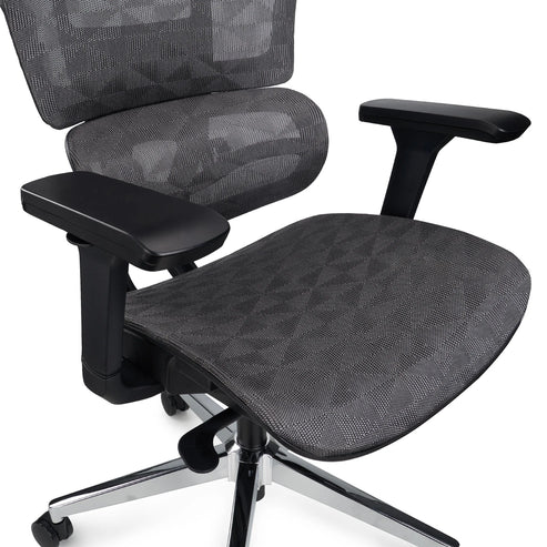 Chaise Ergonomique 627A Noir et Gris