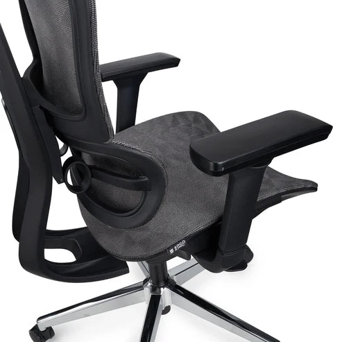 Chaise Ergonomique 627A Noir et Gris